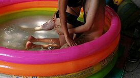 wild poolside suck turns into savage doggystyle pounding for orgasmic prostitute