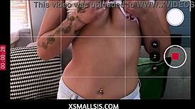 xsmall stepsis mia kay sucks my cock deep, jerks it, then fucks me till i cum 😍🔥