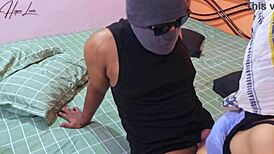 slutty horny fit asian girlfriend fucked to pregnancy creampie