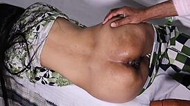 small stepsis moans as big black cock stepbro stretches her first time pussy deep