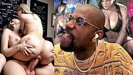 Blonde transgender girl getting deepthroated for christmas thicc cock transgender handsfree cumming in a store fresh tight teen 18+ anal fucking while cumming ai generated