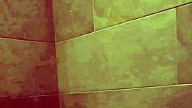 caught pervert filming shower so i fuck his huge cock 💦🚿