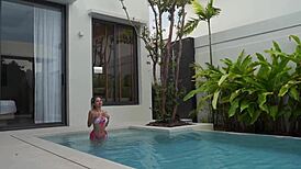 Busty Skinny Blonde Babe Fucked Hard by Friend